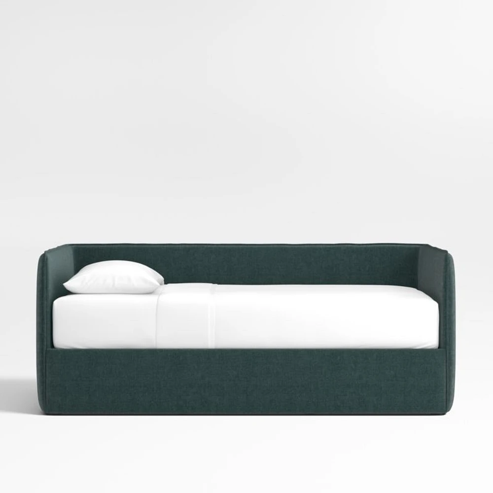 Noa Jungle Green Kids Twin Daybed with Storage and Trundle Bed