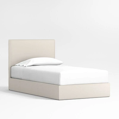 Noa Upholstered Flange Kids Twin Storage Bed