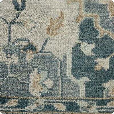 Nola Blue Persian Style Rug Swatch 12x12
