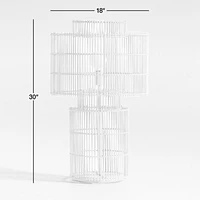 Noon Natural Wicker Table Lamp by Leanne Ford