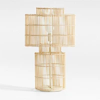 Noon Natural Wicker Table Lamp by Leanne Ford