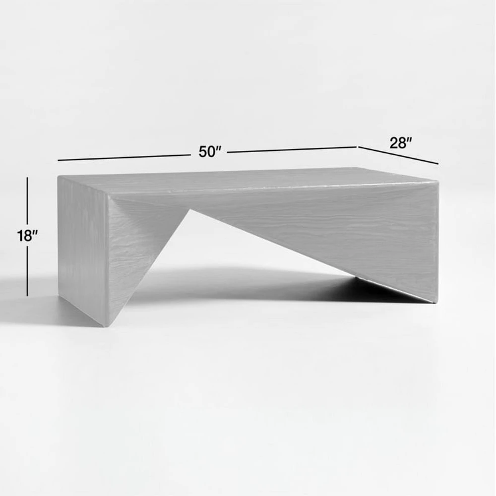 Nord Charcoal Rectangular Wood Coffee Table