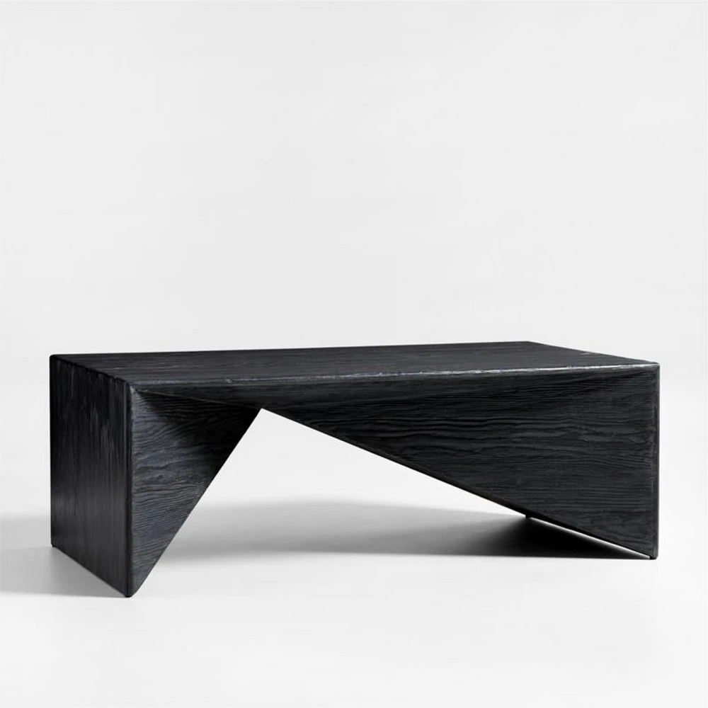 Nord Charcoal Rectangular Wood Coffee Table