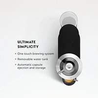 Nespresso ® by De'Longhi ® Vertuo Next Chrome Espresso Machine with Aeroccino Frother