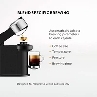 Nespresso ® by De'Longhi ® Vertuo Next Chrome Espresso Machine with Aeroccino Frother