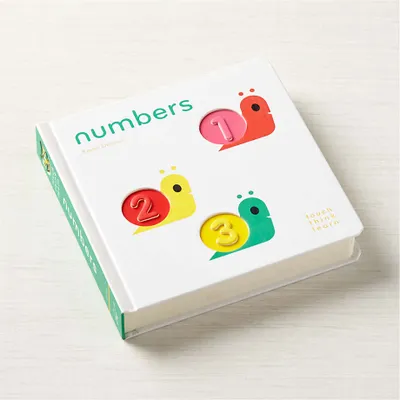Numbers Touch Think Learn Baby Board Book by Xavier Deneux