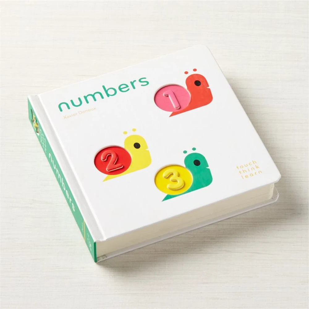 Numbers Touch Think Learn Baby Board Book by Xavier Deneux
