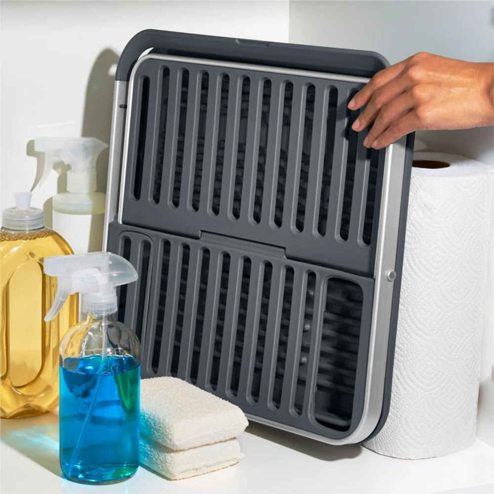 OXO ® Aluminum Fold Flat Dish Rack
