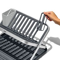 OXO ® Aluminum Fold Flat Dish Rack