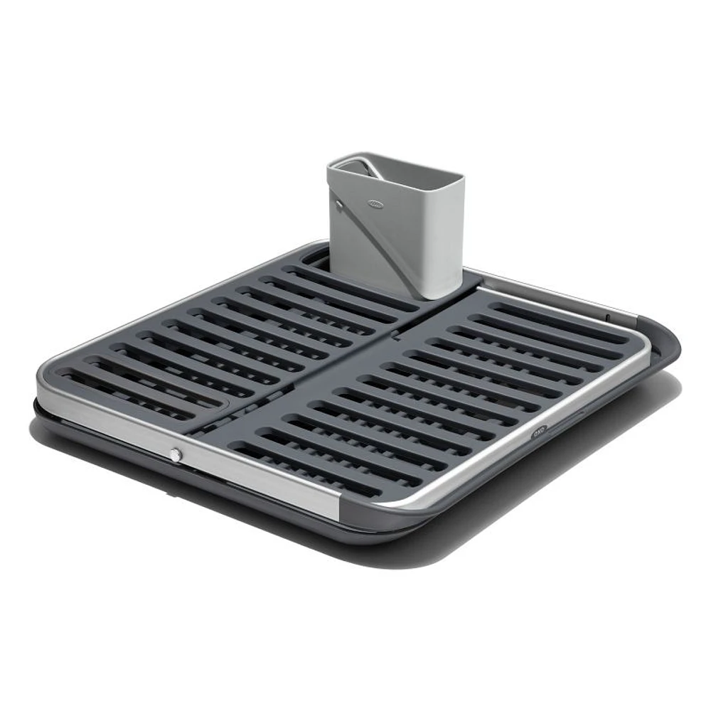 OXO ® Aluminum Fold Flat Dish Rack