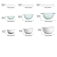 OXO ® 9-Piece Nesting Bowls, Colanders and Lids Set