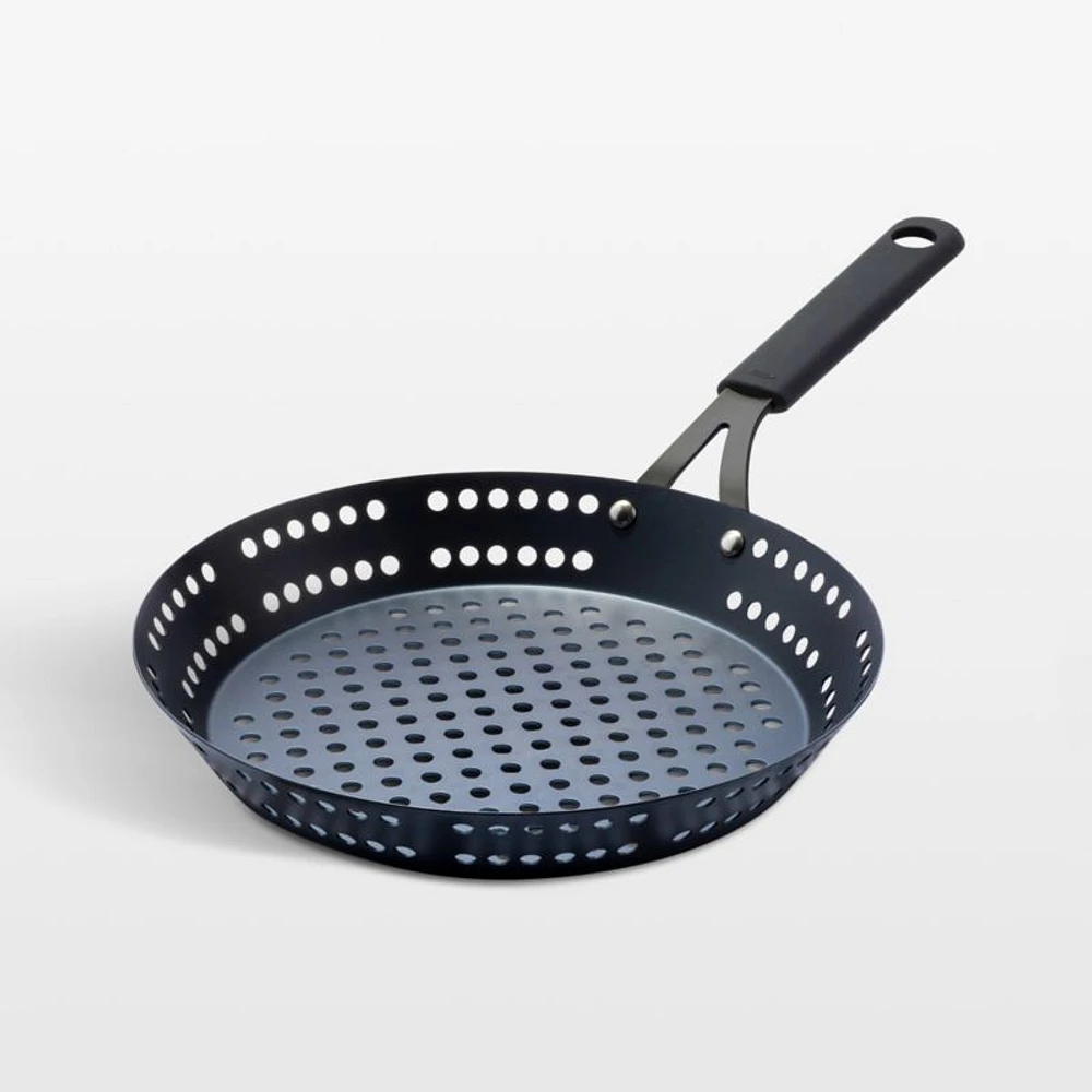 OXO Obsidian 12" Carbon Steel BBQ Fry Pan