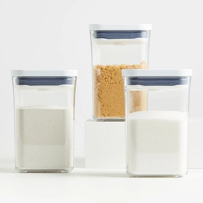OXO ® POP 3-Piece Small Square Short Container Set