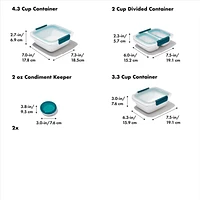 OXO ® Prep & Go -Piece Leakproof Food Storage Containers Set