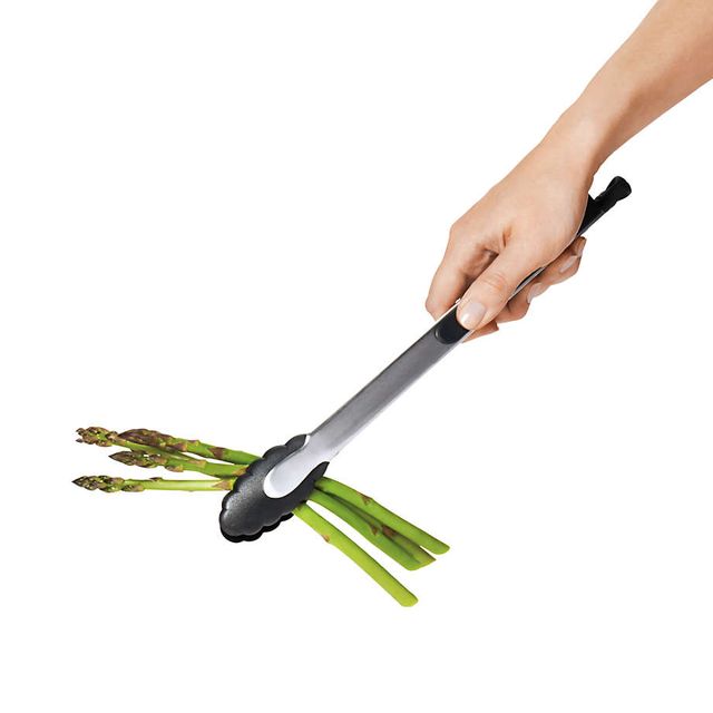 OXO Large Nylon and Stainless Steel Tongs | Crate & Barrel