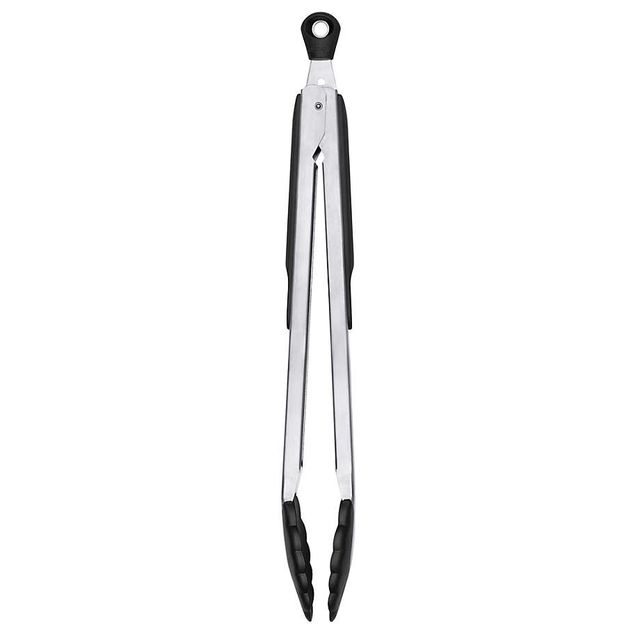 OXO Nylon and Stainless Steel Tongs | Crate & Barrel