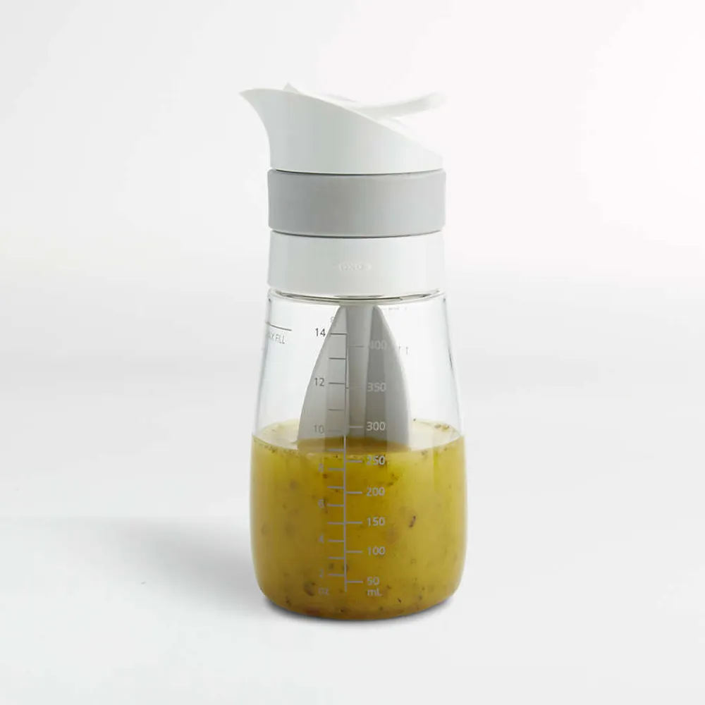  OXO Good Grips Twist & Pour Salad Dressing Mixer, Gray