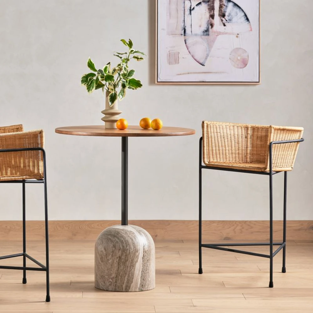 Oakes Rattan Counter Stool