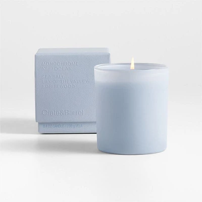 Monochrome No. 10 Ocean 1-Wick Candle - Sea Salt, Lily of the Valley and Driftwood