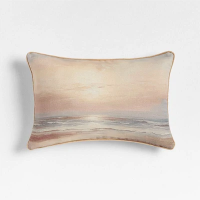 Oceanside 22x15 Throw Pillow Cover