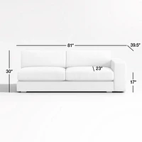 Oceanside Low Right-Arm Sofa