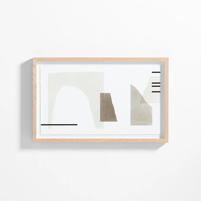 "Off Shore" by Kim Knoll 32"x20" Framed Wall Art Print