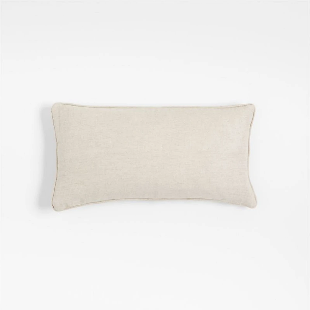 Oli Faux Jute 24"x12" Throw Pillow by Jake Arnold