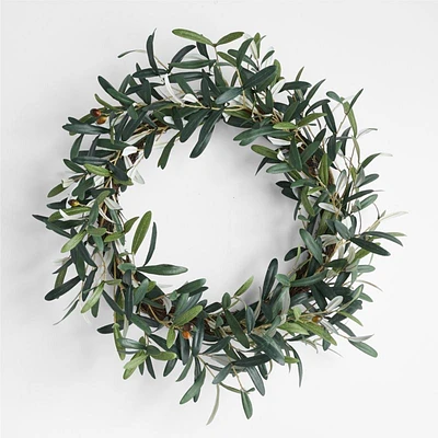 Faux Olive Wreath 30