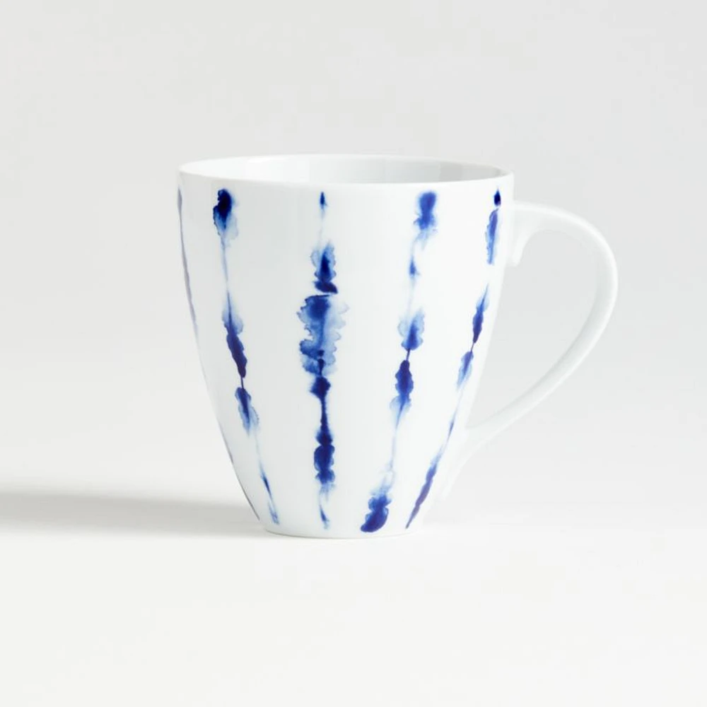 Omri 16-oz. Blue and White Mug