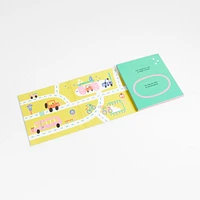 On the Move Fold-Out Kids Board Book by Mia Cassany