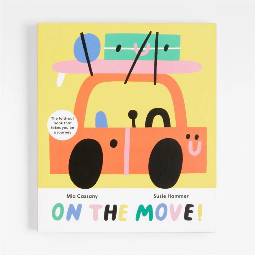 On the Move Fold-Out Kids Board Book by Mia Cassany