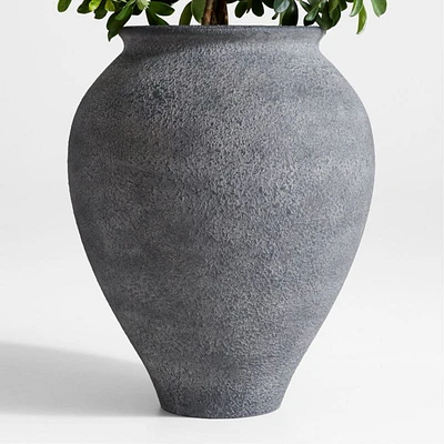 Ophelia 24" x 29.9" Black Tall Planter