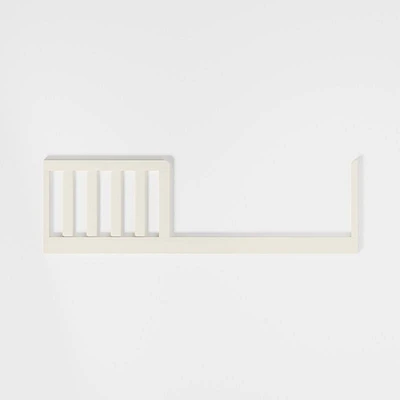 Opie Linen White Wood Toddler Bed Rail