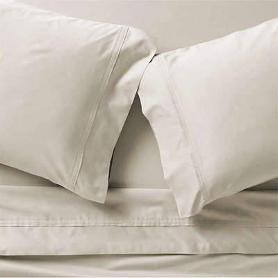 Favorite Organic Cotton Sateen Ivory Full Bed Sheet Set