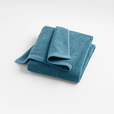 Teal Antimicrobial Organic Cotton Bath Towel