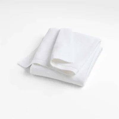 Bright White Antimicrobial Organic Cotton Bath Towel
