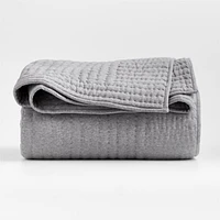 Cozysoft Organic Cotton Jersey Grey Full/Queen Quilt