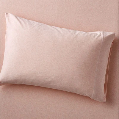 Comfy Tee Pink Organic Cotton Jersey Kids Pillowcase