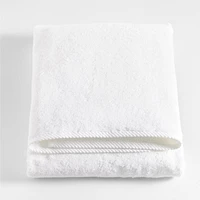 Quick-Dry White Organic Cotton Bath Sheet