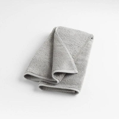 Quick-Dry Ash Organic Cotton Hand Towel