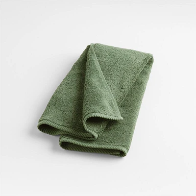Quick-Dry Duck Green Organic Cotton Hand Towel