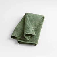 Quick-Dry Duck Green Organic Cotton Hand Towel