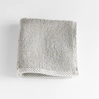 Quick-Dry Ash Organic Cotton Washcloth