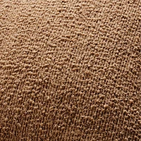 Camel Brown Organic Soft Boucle 20"x20" Throw Pillow Cover