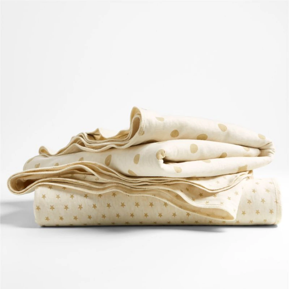Baby's First Natural Organic Jersey Baby Swaddle Blankets, Set of 2