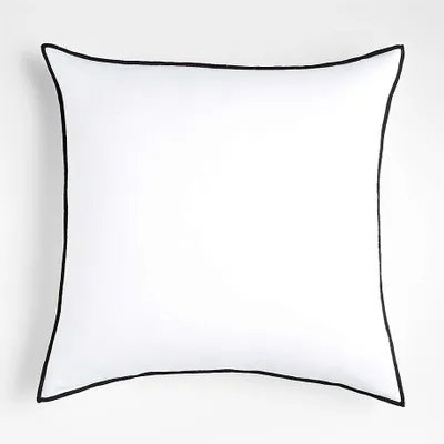 23"x23" Merrow Stitch Cotton Throw Pillow Cover