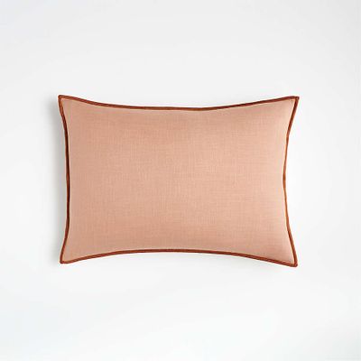 Desert 22"x15" Merrow Stitch Cotton Throw Pillow Cover