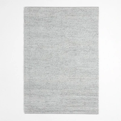 Orlian Wool Mist Blue Kids Area Rug 5'x8'