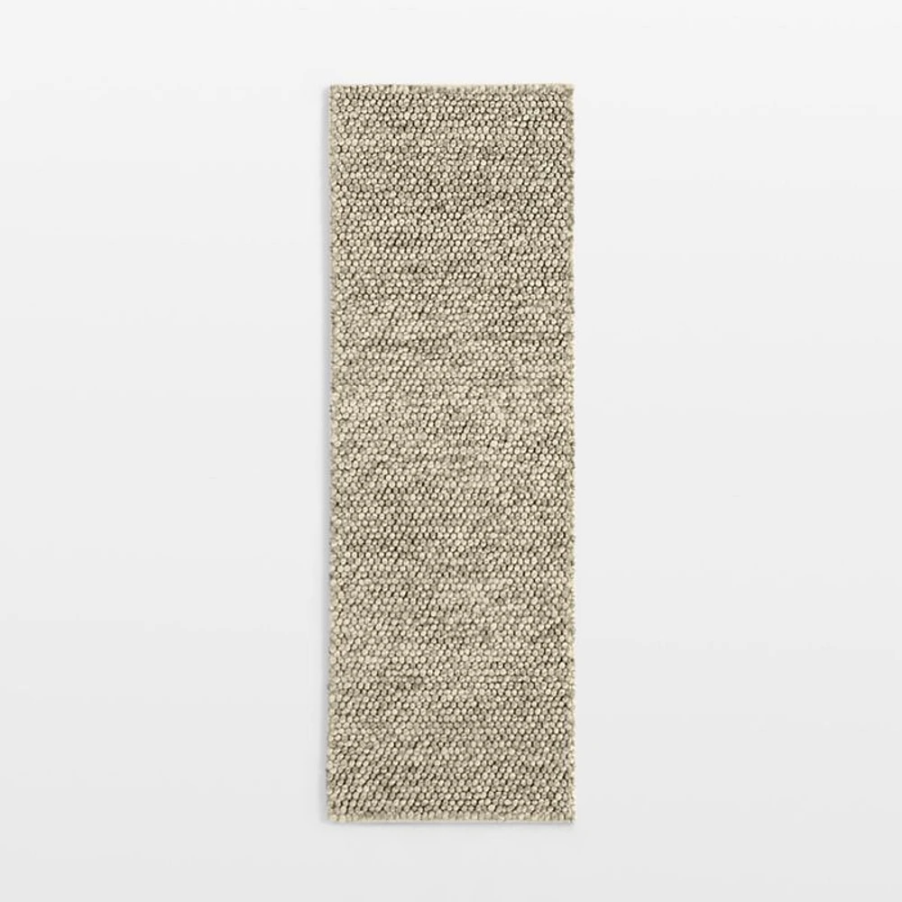 Orly Wool Blend Textured Runner Rug 2'10"x9