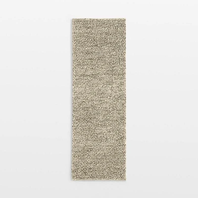 Orly Wool Blend Textured Runner Rug 2'10"x9